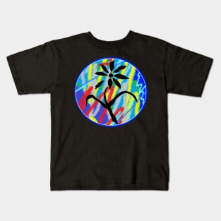 flower graffiti pop Kids T-Shirt